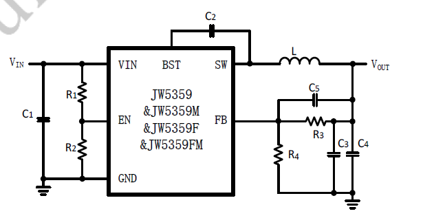 杰華特JW5359/M/FM同步降壓轉(zhuǎn)換器芯片IC