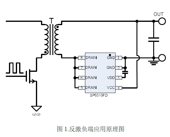 硅動力SP6516FD同步整流器芯片IC控制電路