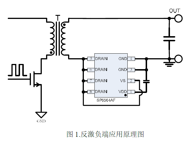 硅動(dòng)力SP6564AF同步整流器芯片IC控制電路