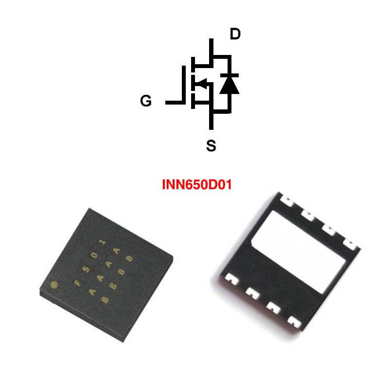 英諾賽科650V增強(qiáng)型氮化鎵GaN場(chǎng)效應(yīng)晶體管INN650D01