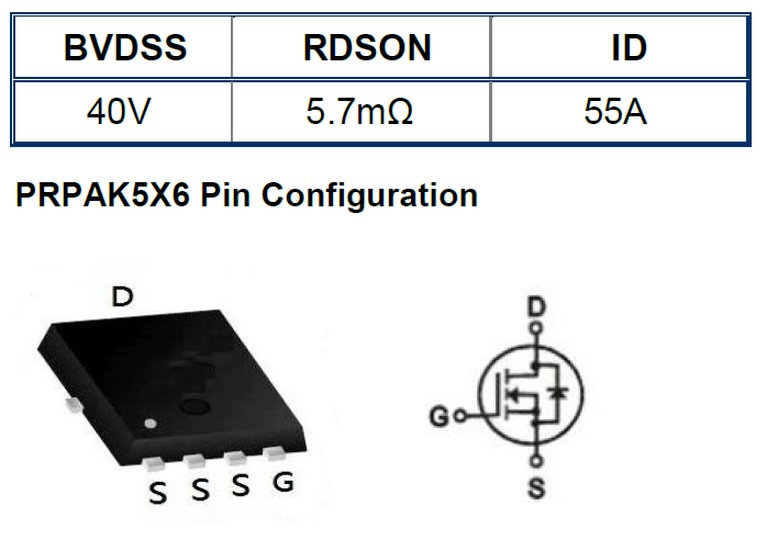 芯控源AGM405Q高單元密度溝槽N溝道MOSFET